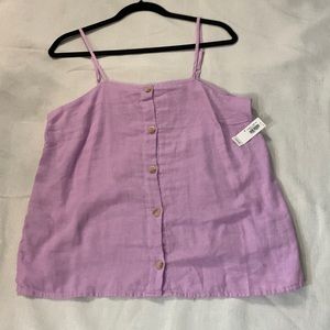 Old Navy Linen Blend Tank